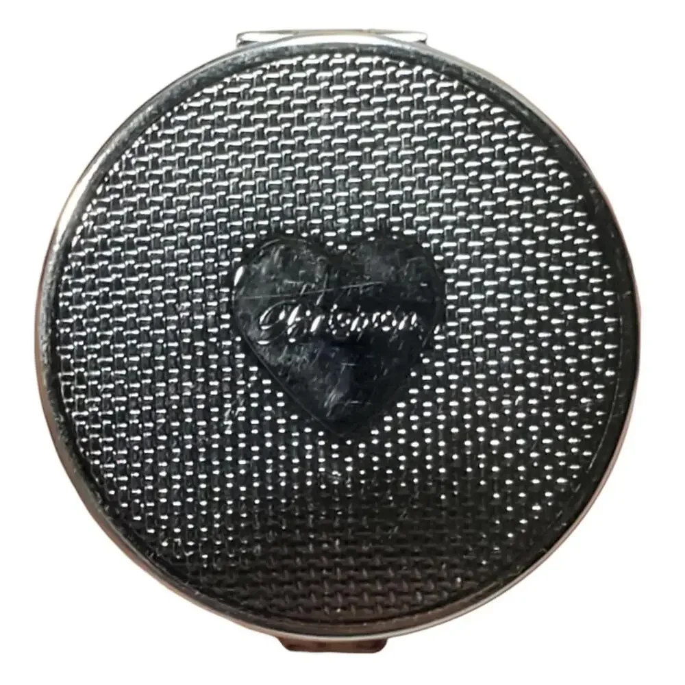 BRIGHTON PILL BOX Love Beat COLLECTION Red W/ Silver Heart - Picture 7 of 10